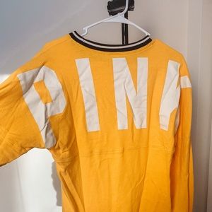 Victoria’s Secret Pink Yellow Long Sleeve